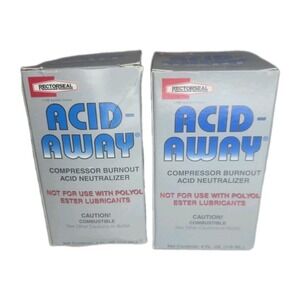 Rectorseal 45004 Acid-Away Compressor Burnout Neutralizer 4 oz Bottle Lot Of 2